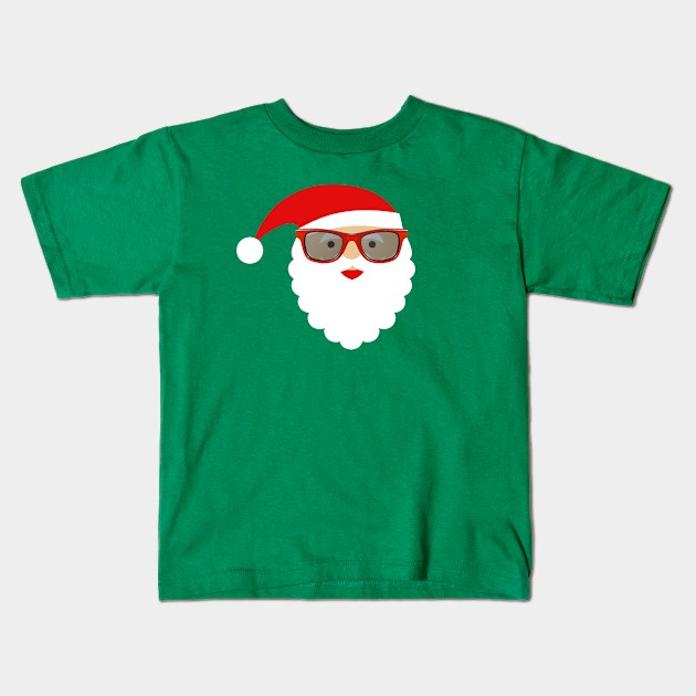 Cool Santa Kids T-Shirt by FangirlFuel